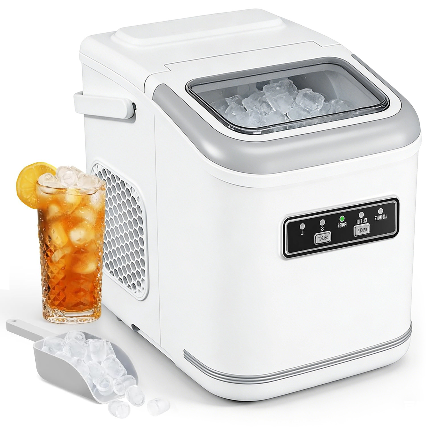 Výrobník Ľadu Domáci Stroj Na Kocky 1.4L 90W Expresový Ľad