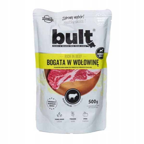 Bult Sekaná s vysokým obsahem hovězího masa mokré krmivo 24x500g