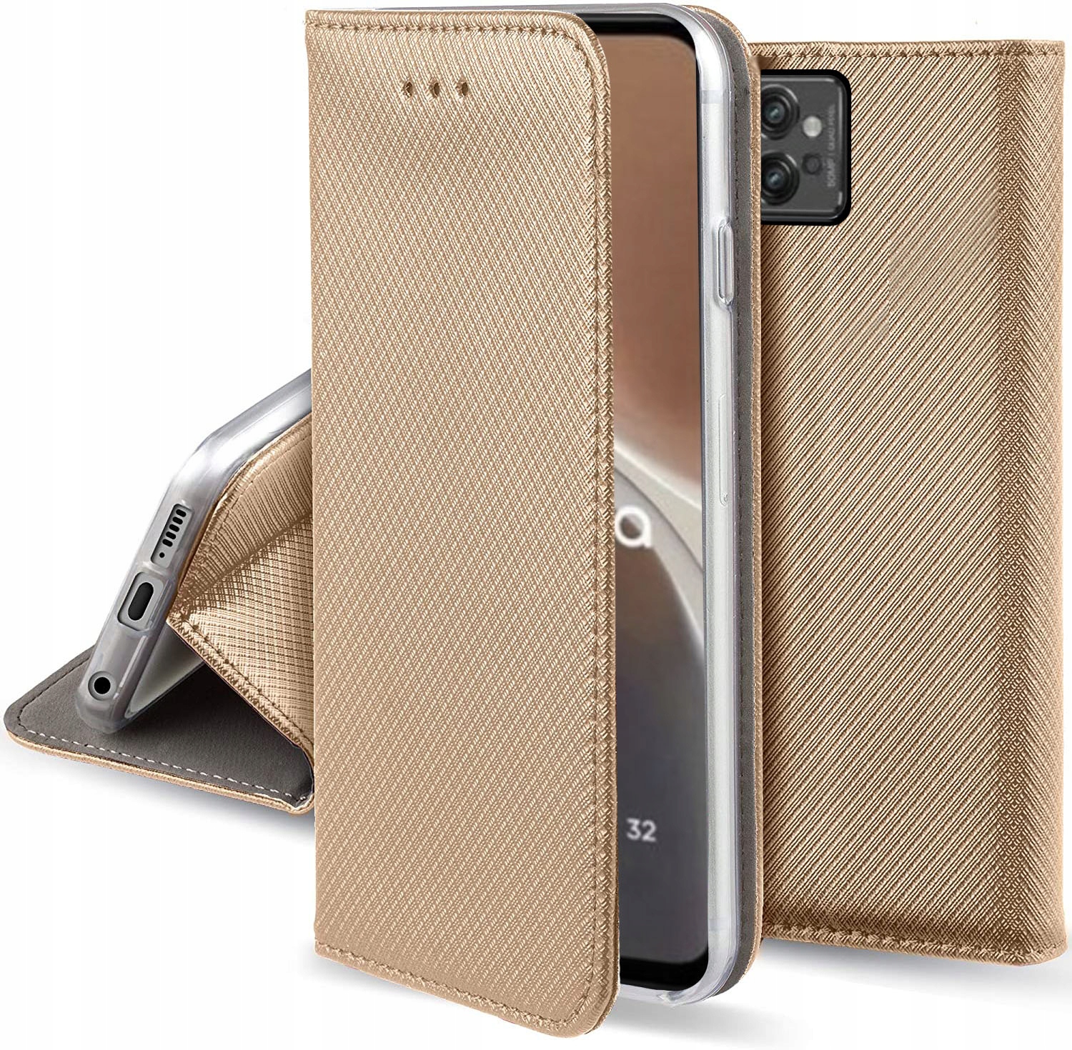 

Etui do Motorola Moto G32 Magnet Smart Case +szkło