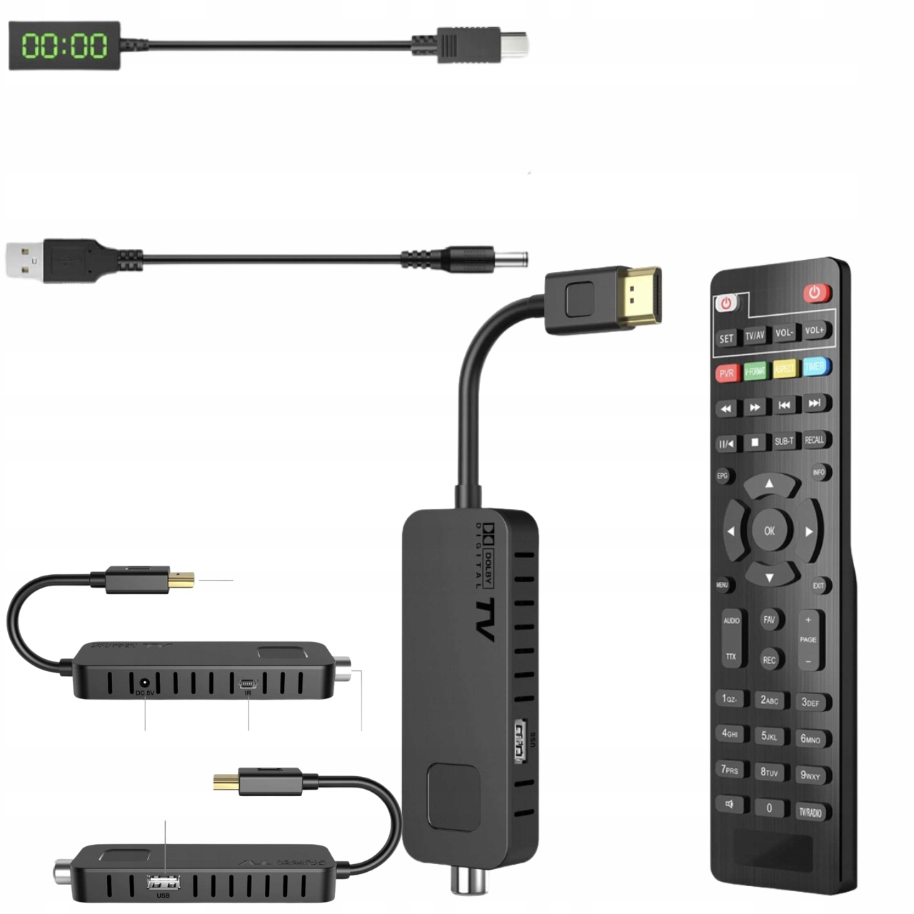 Tuner dekoder TV DVBT2 H.265 HEVC HDMI Recorder Sklep, Opinie, Cena w Allegro.pl