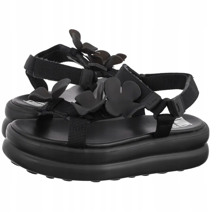 Dámské sandály na platformě Camper Tws Black K201726 Černé