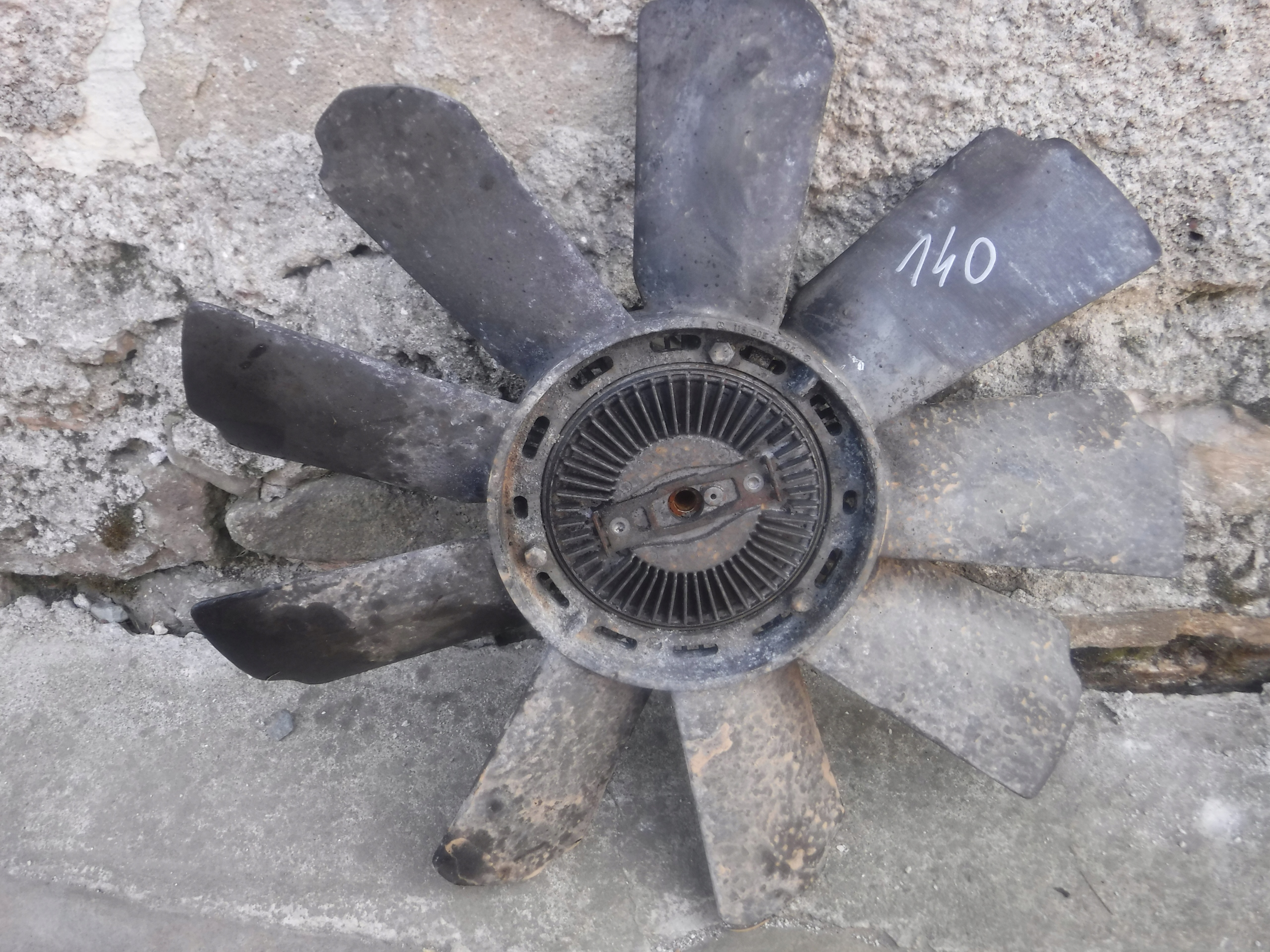 MERCEDES W140 ventilátor vrtule 3.5 TD wiskoza