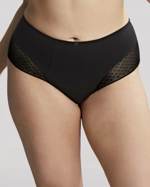 Bliss kalhotky s vysokým pasem černé Sculptresse 5XL