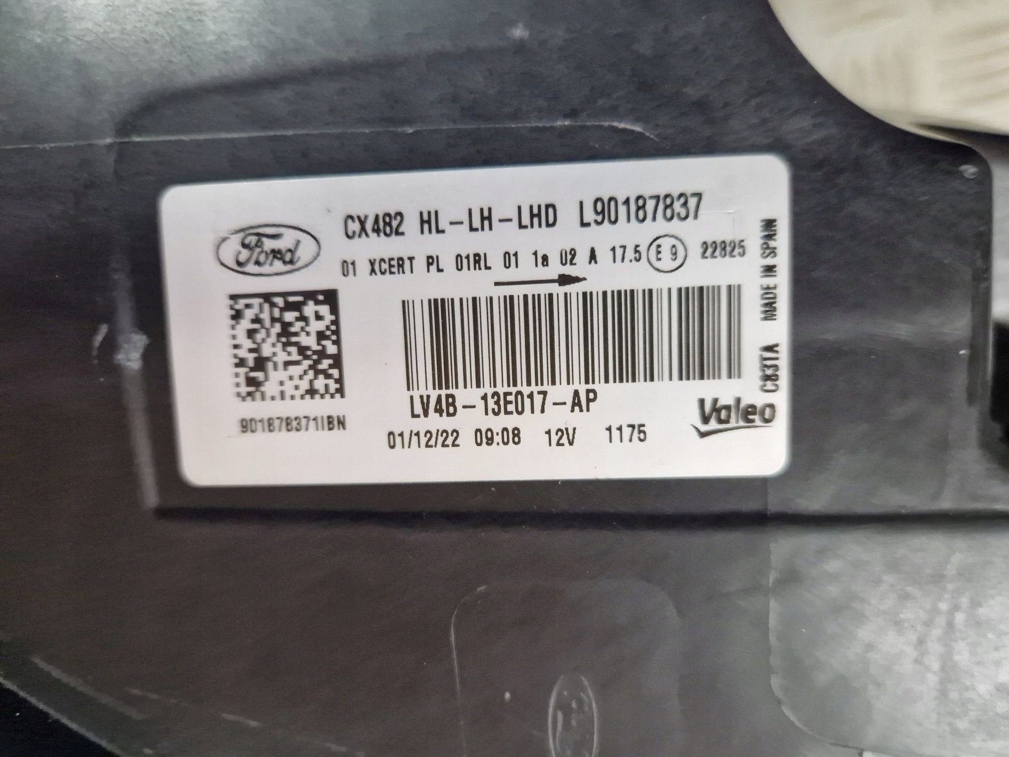 light left front FULL LED FORD KUGA III 2019R->