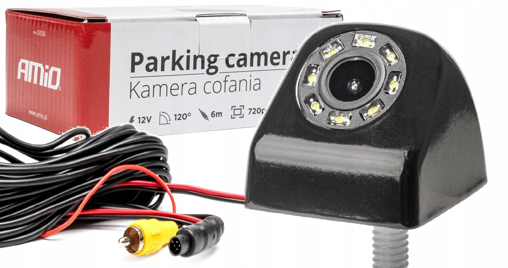 Kamera cofania parkowania HD-310 Led 12v 720p do auta samochodu