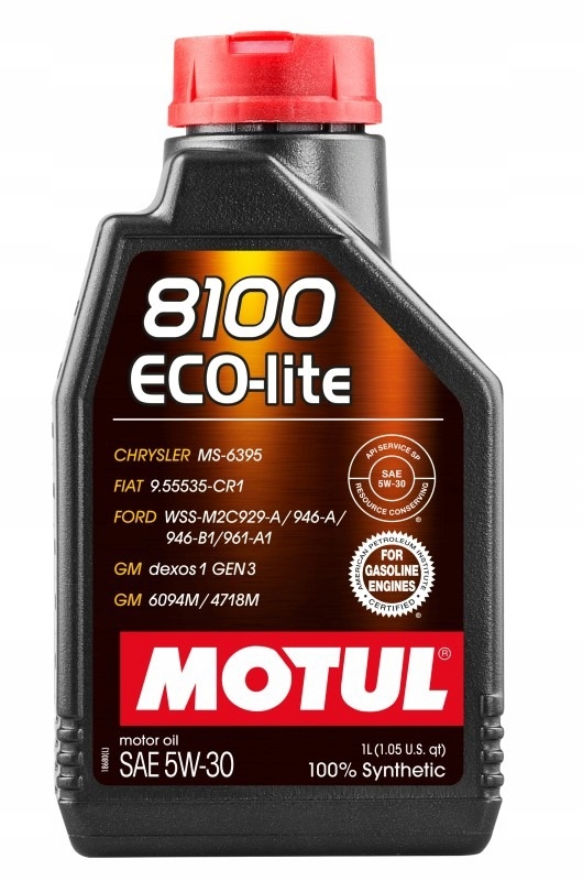Motul Olej 5W30 1L 8100 Eco Lite Sp-rc GF-6A Gm DEXOS1 GEN3 MS-6395