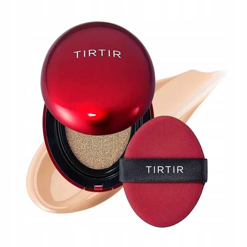 TIRTIR Mask Fit Red Cushion 21C Cool Ivory 18 g - Podkład w formie cushion — 9