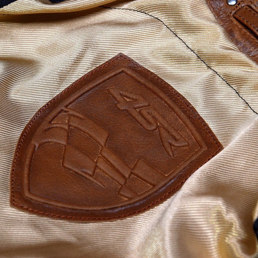 4SR Scrambler Cognac 58 Materiał skóra