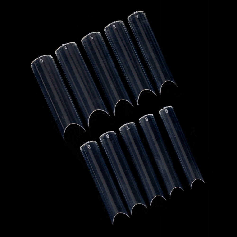 120 x TIPSY CLEAR TUNELOWE bezbarwne przezroczyste