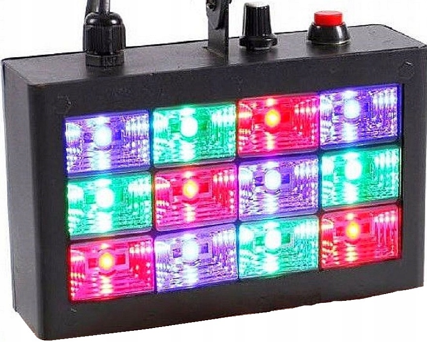 Stroboskop dyskotekowy imprezowy 80W LED 4x 20W - Sklep, Opinie