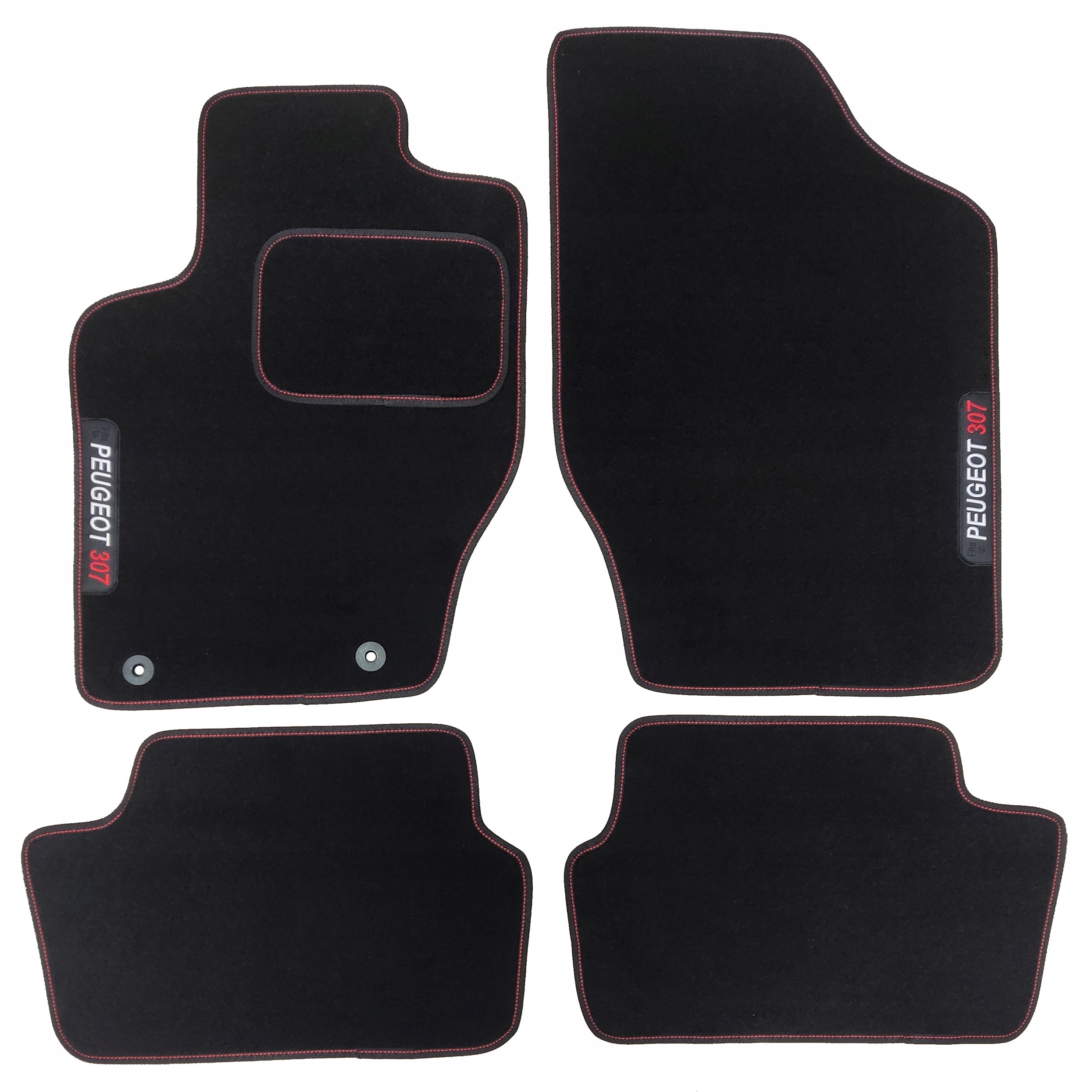 PEUGEOT 307 з 2001-2008 велюр вишивка килимки