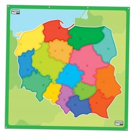 Mata edukacyjna mapa Polski