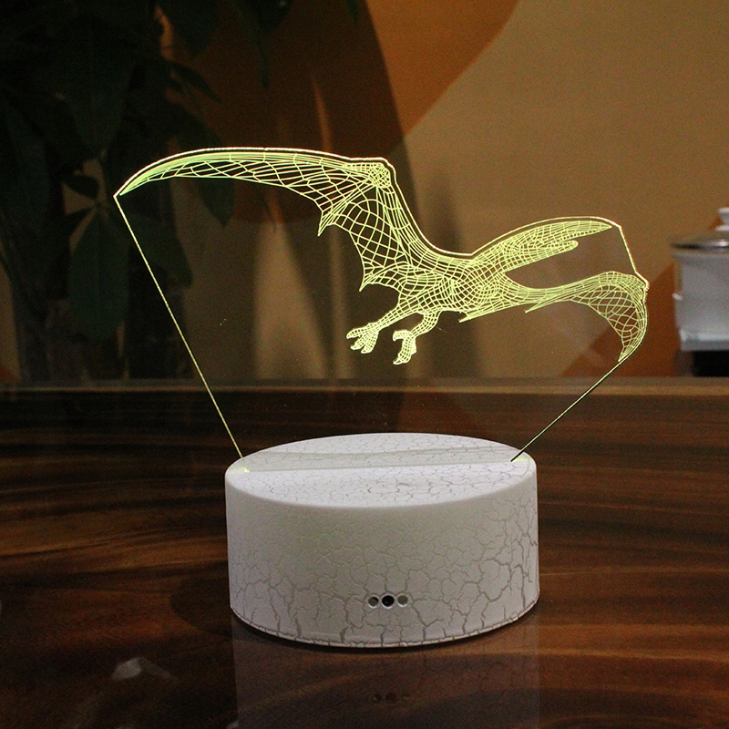 LAMPA 3D LED DINOZAUR PTERODAKTYL JURASSIC + PILOT Kod producenta AudioLIDER