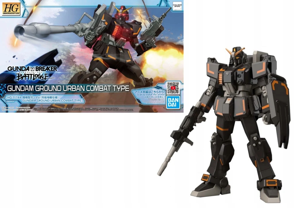 Gundam Hg 1/144 Gundam Ground Urban Combat Type Stavebnice Model