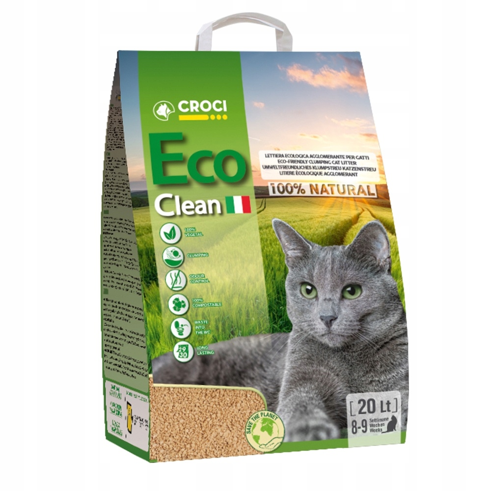 Rostlinné stelivo Eco clean 20 l