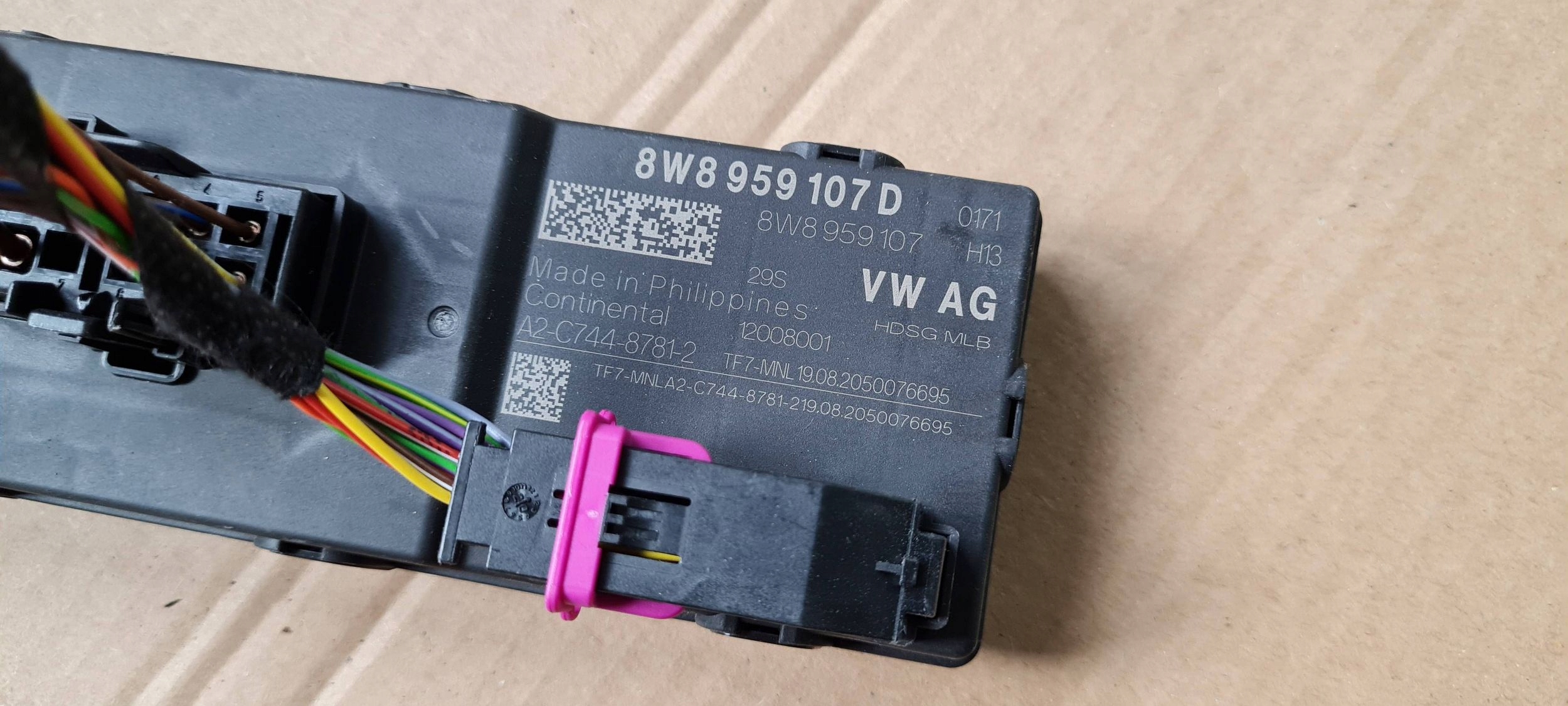 RS5 8W LIFT S5 A5 module control unit bonnet boot connecting spoiler 8W8959107D A4 B9