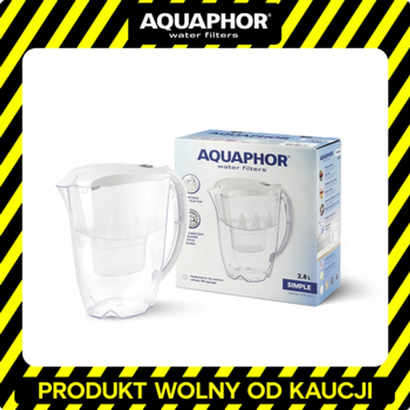 Dzbanek filtrujący Aquaphor Simple 2,8l Biały. Aquaphor International Ou