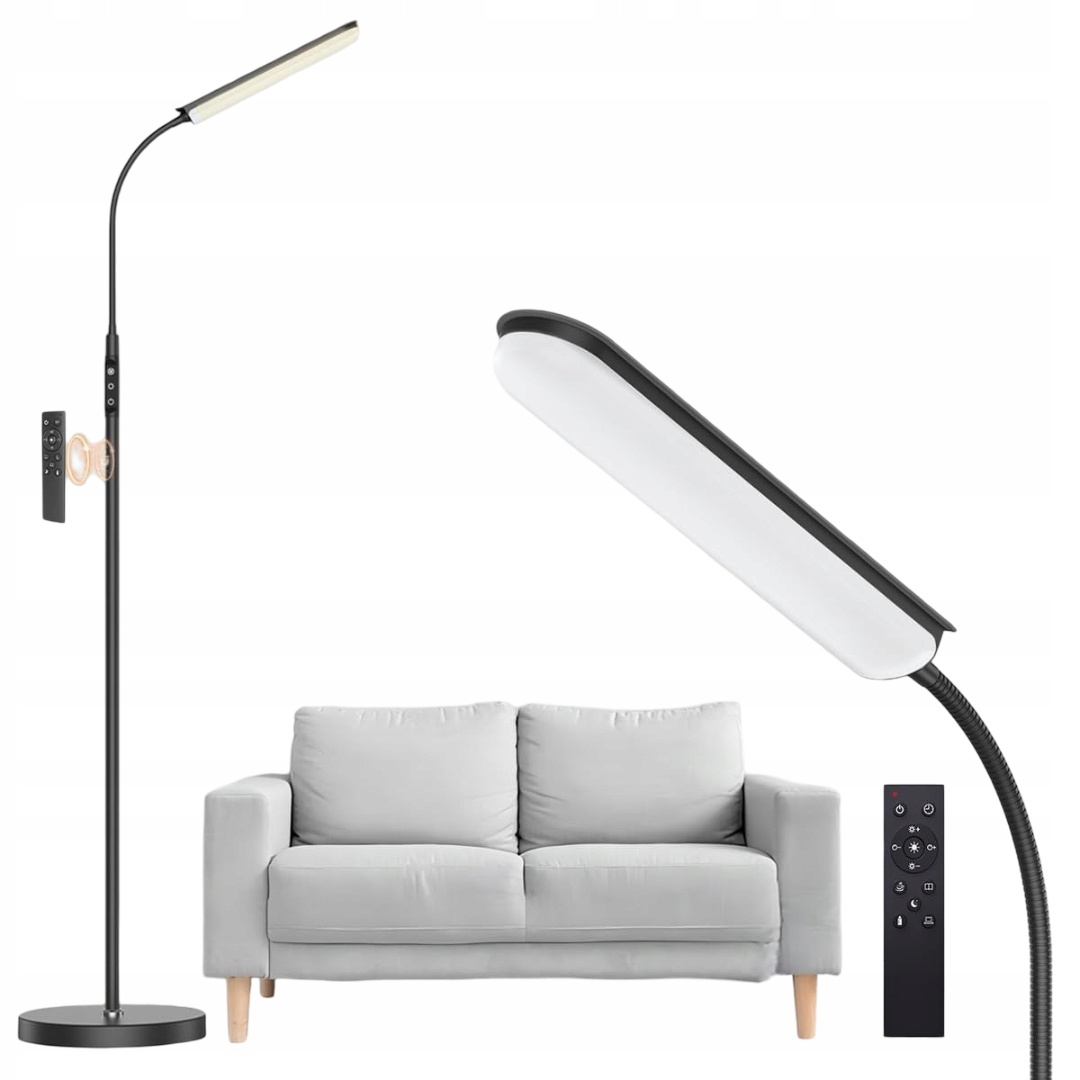 Stojaca Podlahová Lampa Anténlicht Led Lampa Kancelária Obývacia Izba Vysoký Časovač 3V1