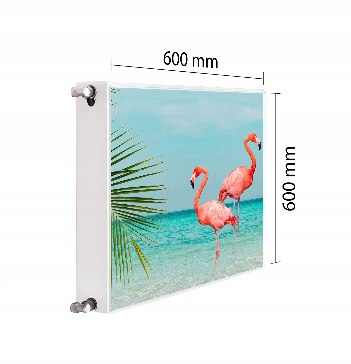 Magnetická Krytka Na Radiátor 60x60 Plameňák Podložka Magnet