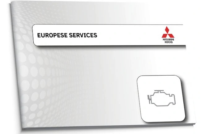 Mitsubishi Nizozemská servisní kniha