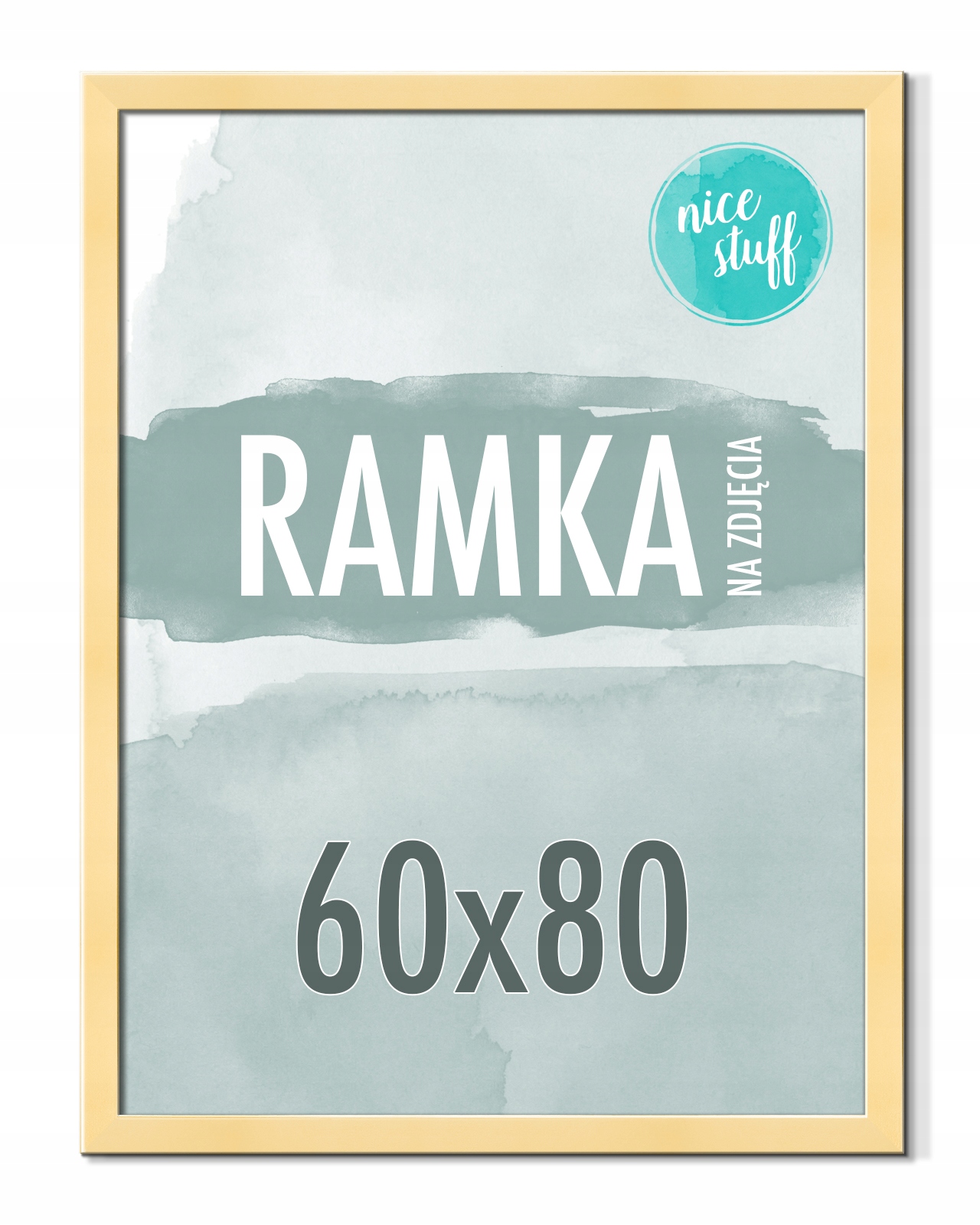 Rámeček 60x80 Rámeček Na Fotografie 80x60 Fotorámečky Zlaté