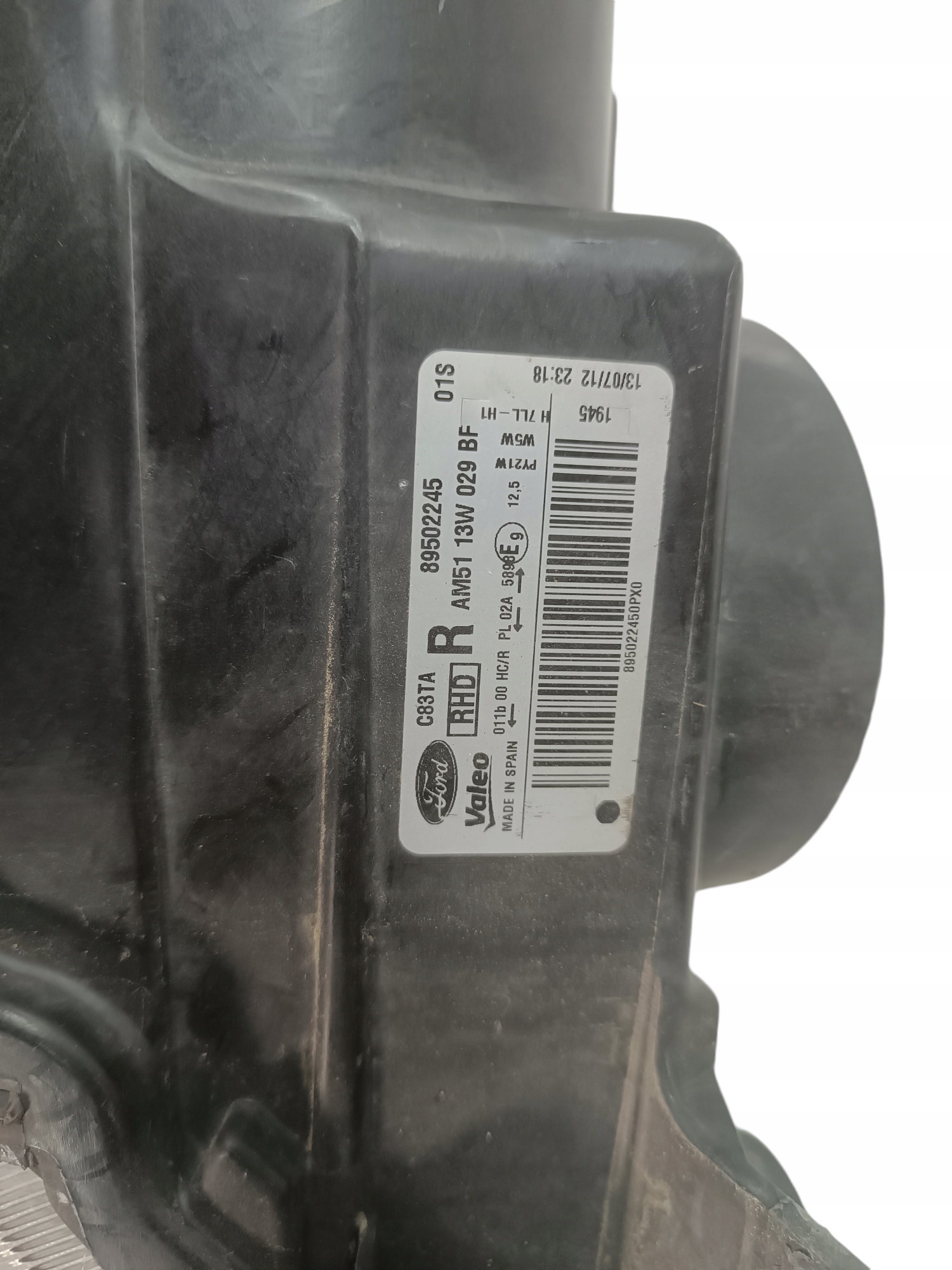 light front right FORD C-MAX MK2 AM5113W029BF