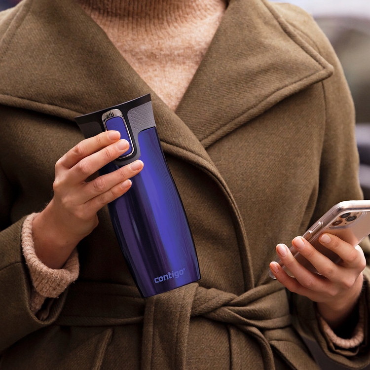 Kubek termiczny CONTIGO west loop 2.0 470ml termos Kolor dominujący odcienie niebieskiego