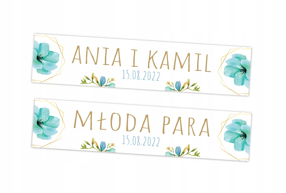 

Tablica ślubna personalizowana Na Ślub