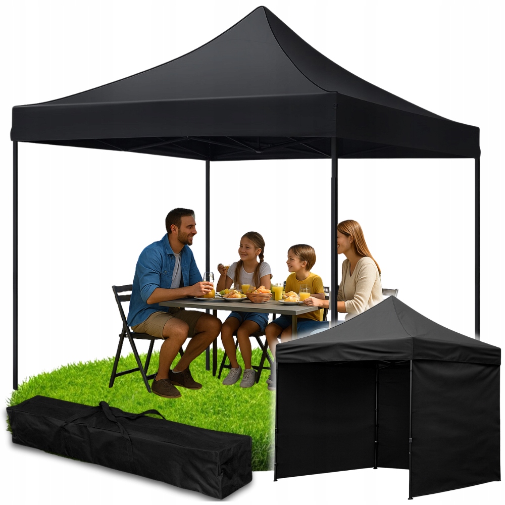 Namiot ogrodowy pawilon samorozkładający handlowy altana zadaszenie 3x3m