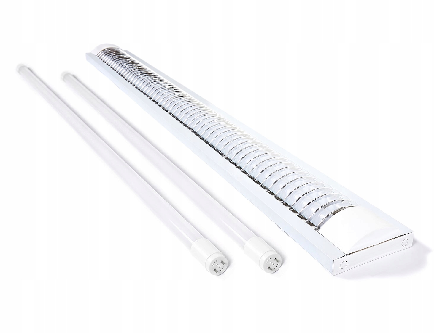 OPRAWA R2 NATYNKOWA 2x120 + 2x ŚWIETLÓWKA LED 18W 6000K