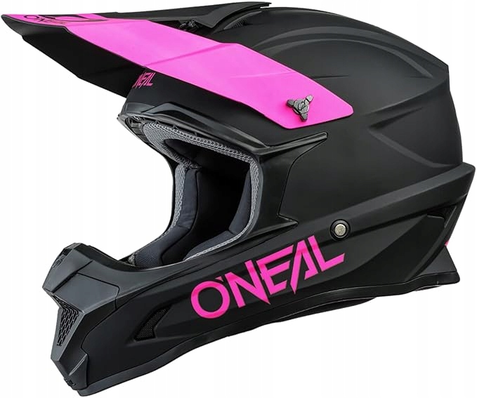 Kask motocrossowy O'Neal Sonus Deft V.23 Black/Pink rozmiar 2XL (63-64 cm