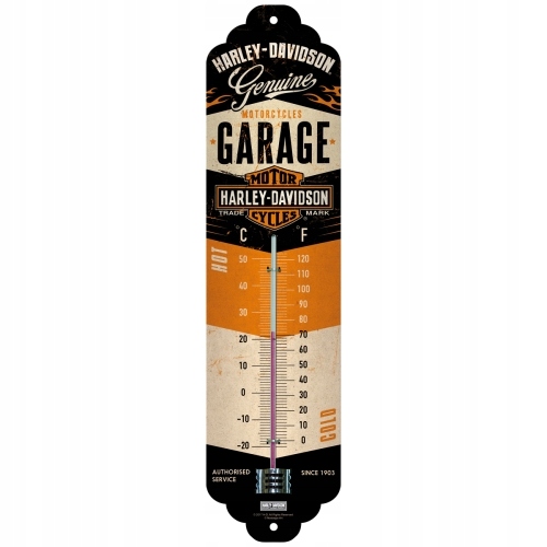 Termometr Harley- Davidson Garage duży 28cm metal