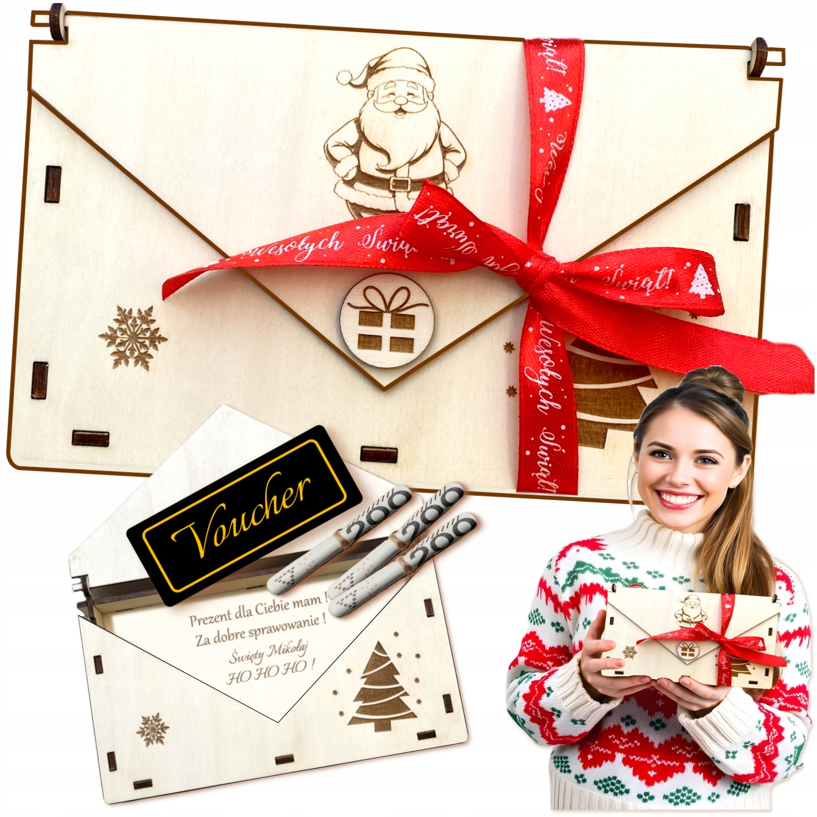 Obálka Krabička Na Peníze Dárek Pod Vánoční Stromeček Na Mikuláše