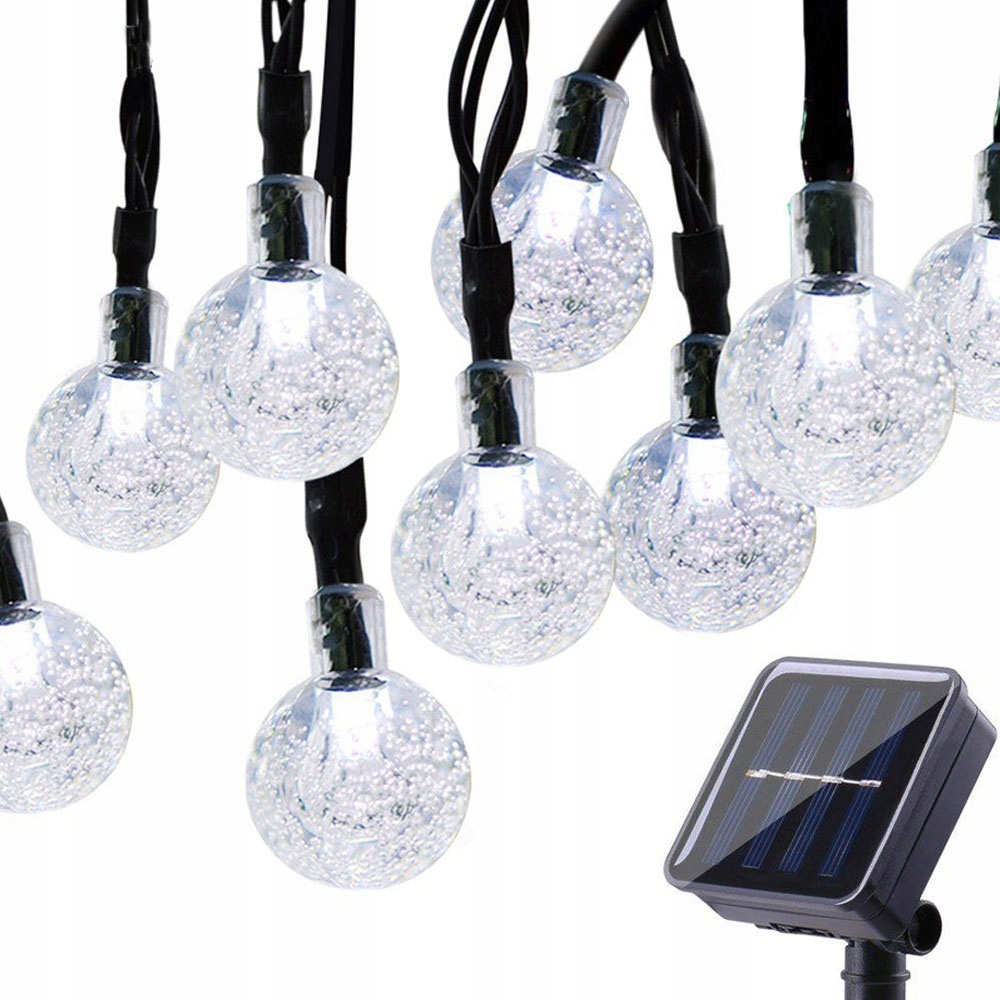 

11 M 60 Led Lampki Solarne Ogrodowe Żarówka Lampa