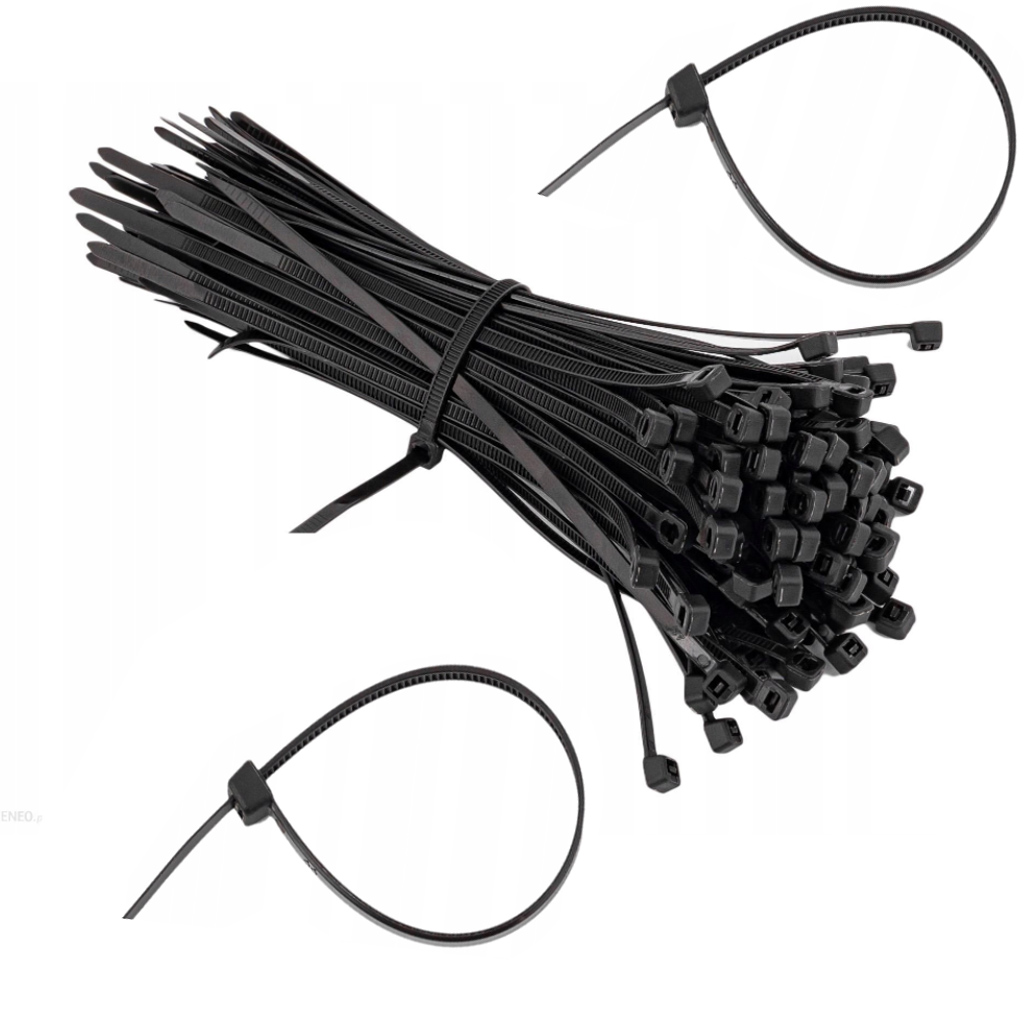 Opaski Zaciskowe Nylonowe 200x2,5mm 100sz