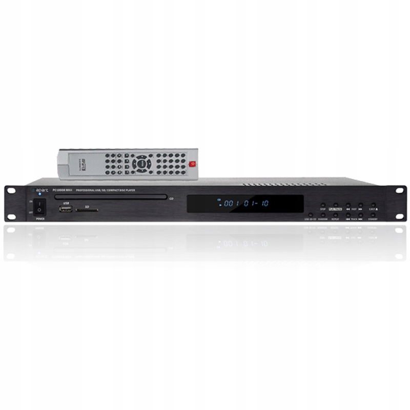 ODTWARZACZ CD DVD MP3 SD USB APART PC1000RMKII Stan opakowania oryginalne