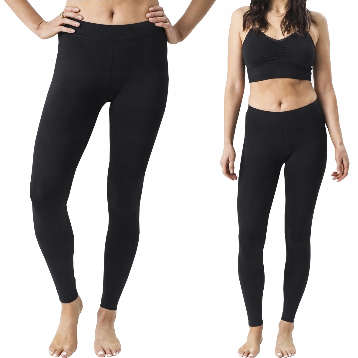 

Legginsy Bawełniane długie Damskie Getry 09c, L