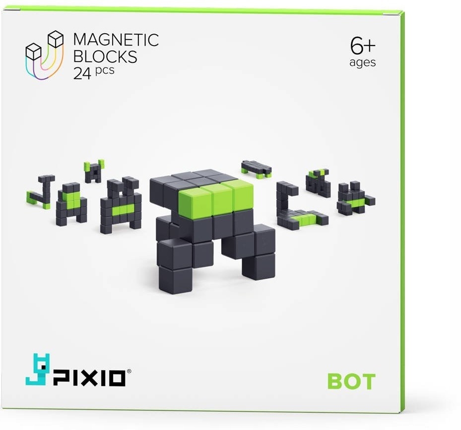 

Bot klocki magnetyczne 24 szt StorySeries Pixio 6+