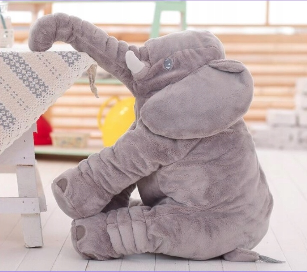 SŁOŃ PLUSZOWY DUŻY MIŚ PRZYTULANKA MASKOTKA PODUSZKA DZIECI Słonik WIELKI Wiek dziecka 0 +