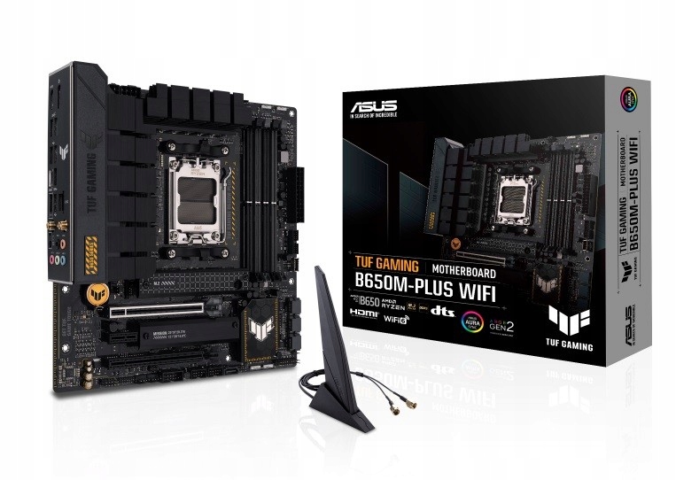 Asus Základní deska Tuf Gaming B650M-PLUS Wifi AM5 4DDR5 Hdmi mATX