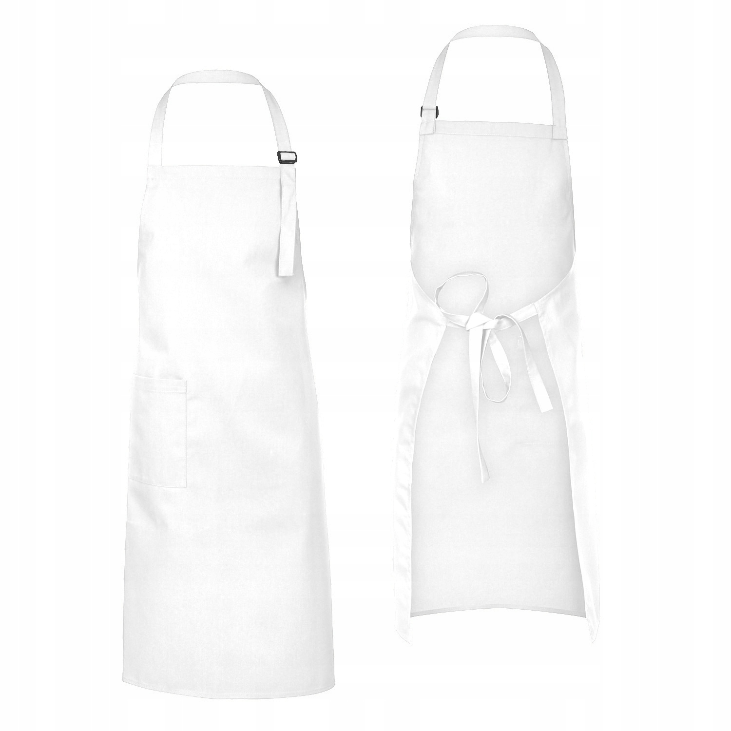 

Zapaska kucharska fartuch biała dł. 90cm 240g/m2