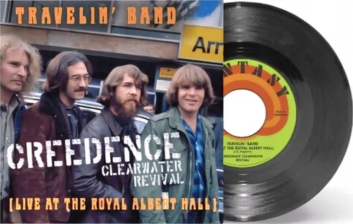 Creedence Clearwater Revival Travelin' Band (Live) 7" vinyl Sp