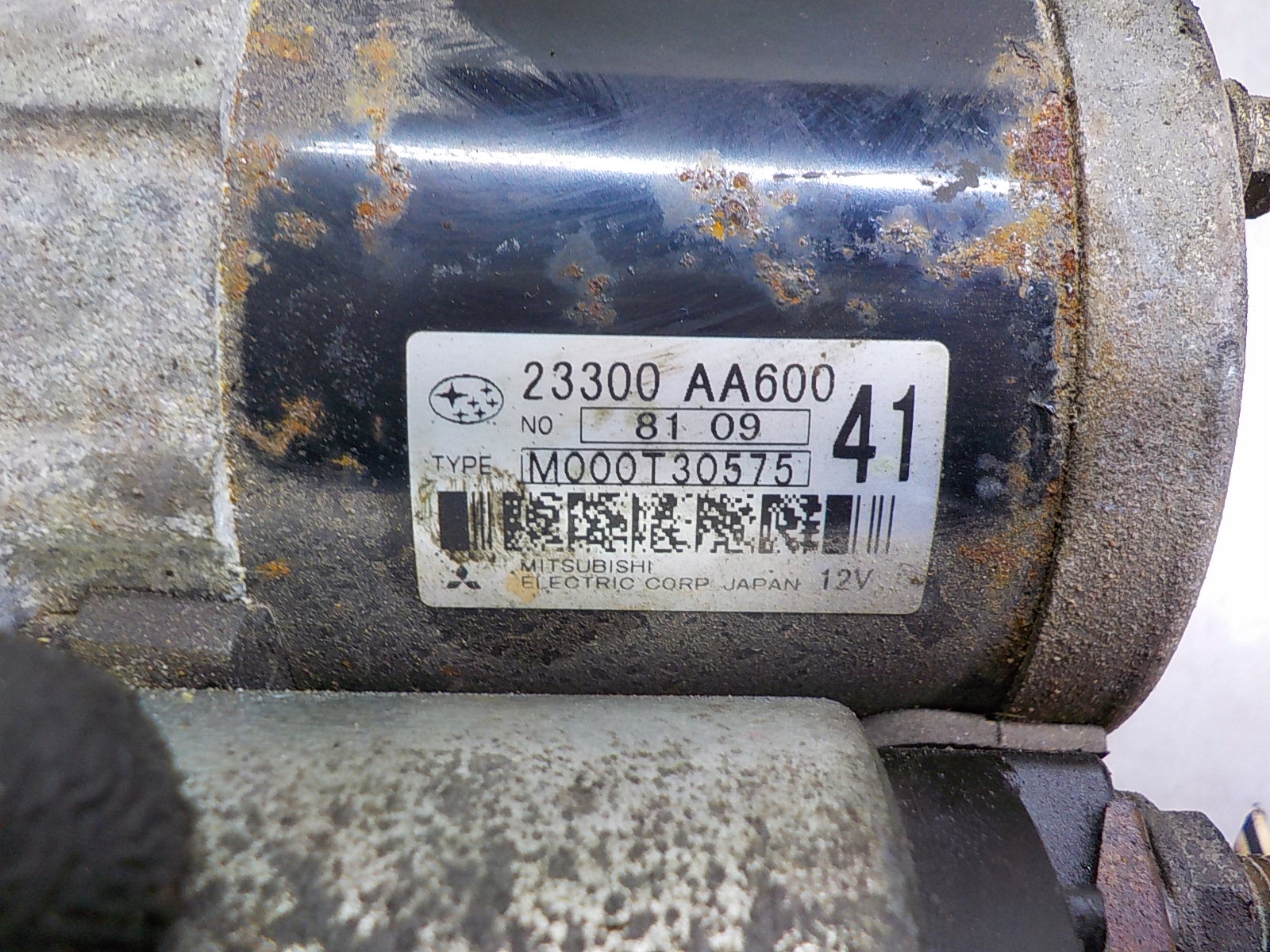 SUBARU IMPREZA III (GH) starter M000T30575