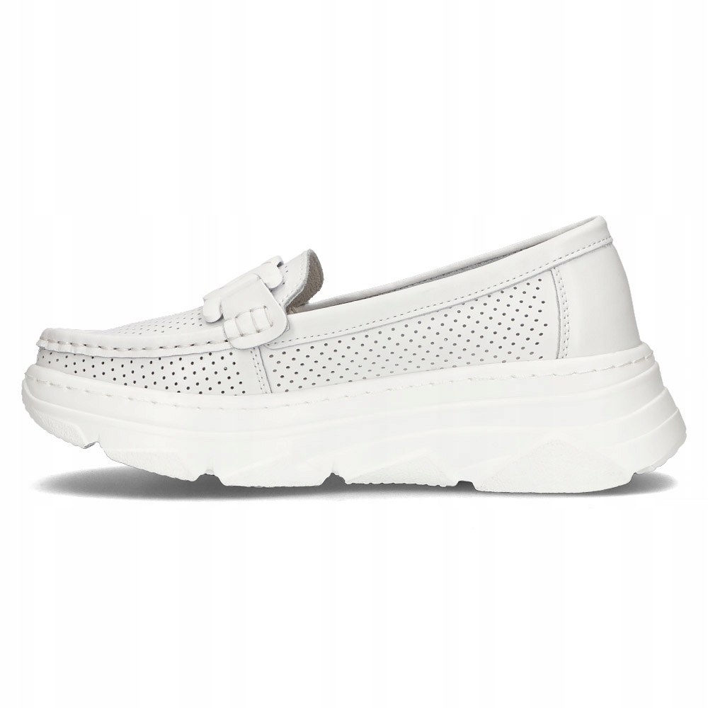 półbuty skórzane na platformie mokasyny FILIPPO Rozmiar 40