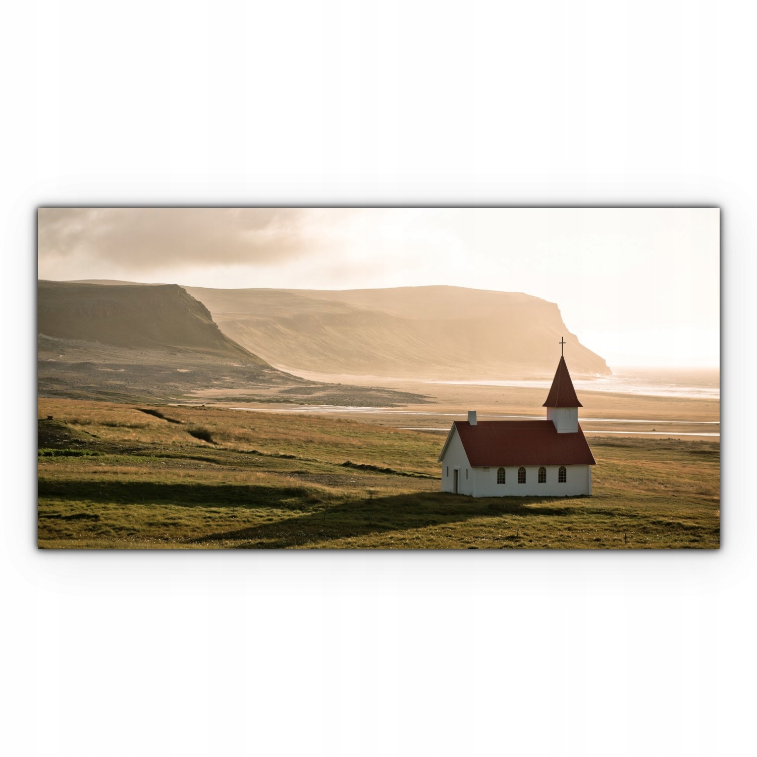 Canvas do ložnice 100x50 Kostel Pobřeží Moře