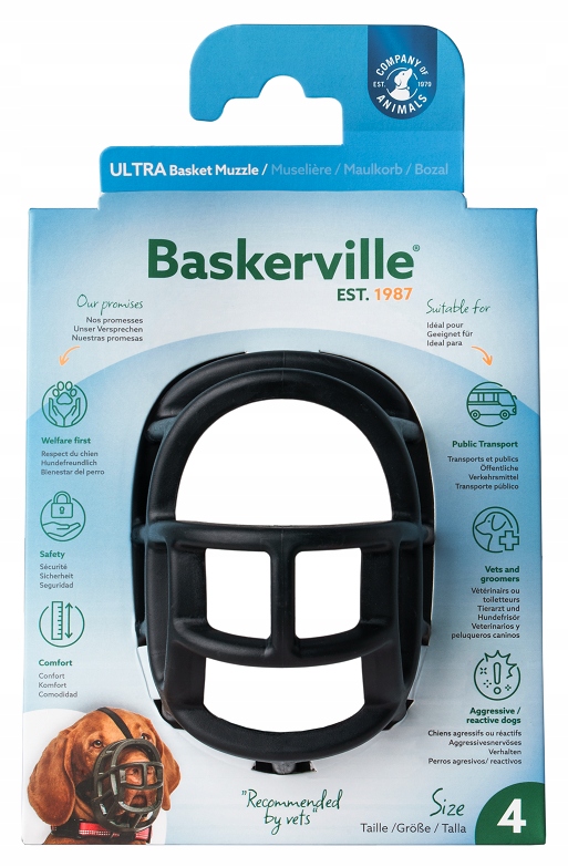 Levně Fyziologický náhubek Baskerville Ultra New velikost: 1