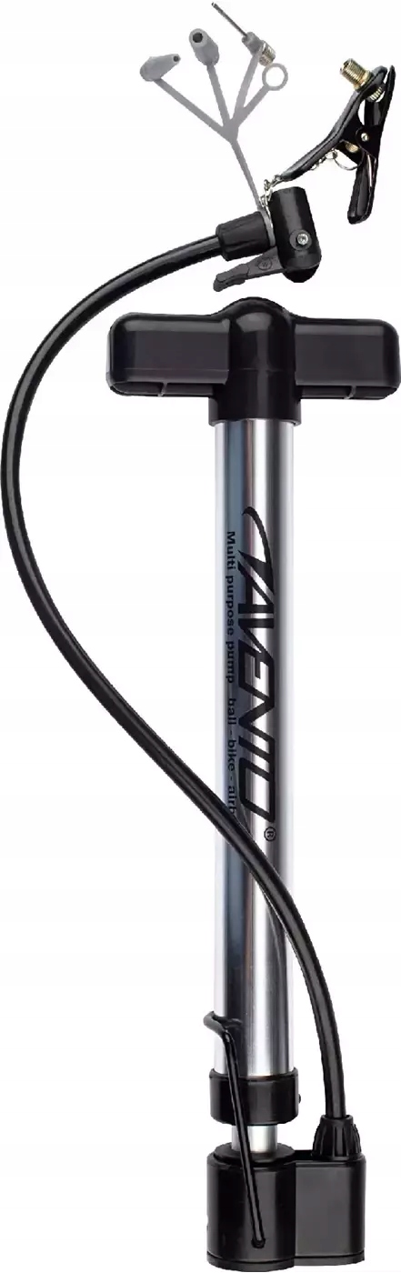 

Pompka rowerowa z wężykiem piłek roweru Avento 4w1
