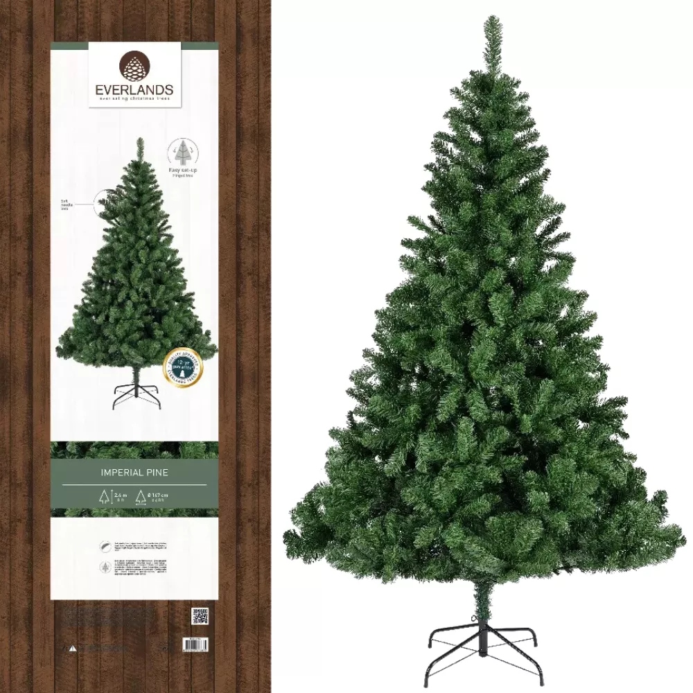 Umelý vianočný stromček ako živá Borovica 240 cm Premium kovový stojan