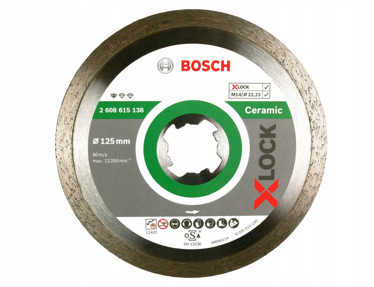 

Bosch Tarcza Diamentowa 125mm ceramika gres X-lock