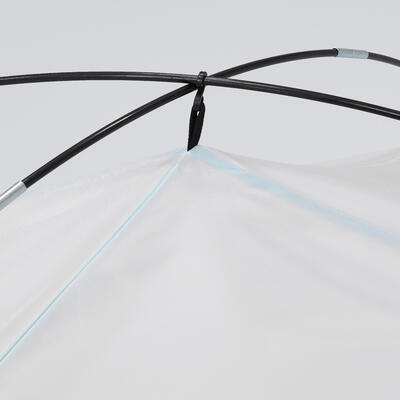 Namiot kempingowy Quechua MH100 - 2-os. Kolor dominujący odcienie szarości